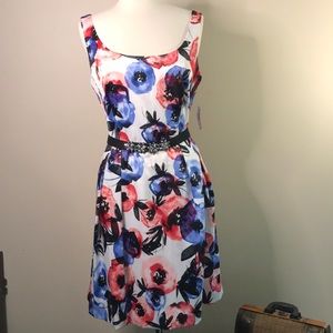 Luxe by Carmen Marc Valvo, Floral Dress, Size 12